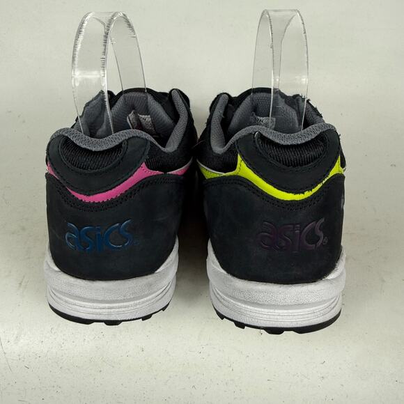 Asics Gel-Saga Athletic Sneakers Women's 9 Black White Leather Classic Retro - Picture 7 of 10